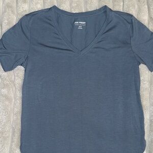 Joe Fresh Women's Slate V-Neck Tee